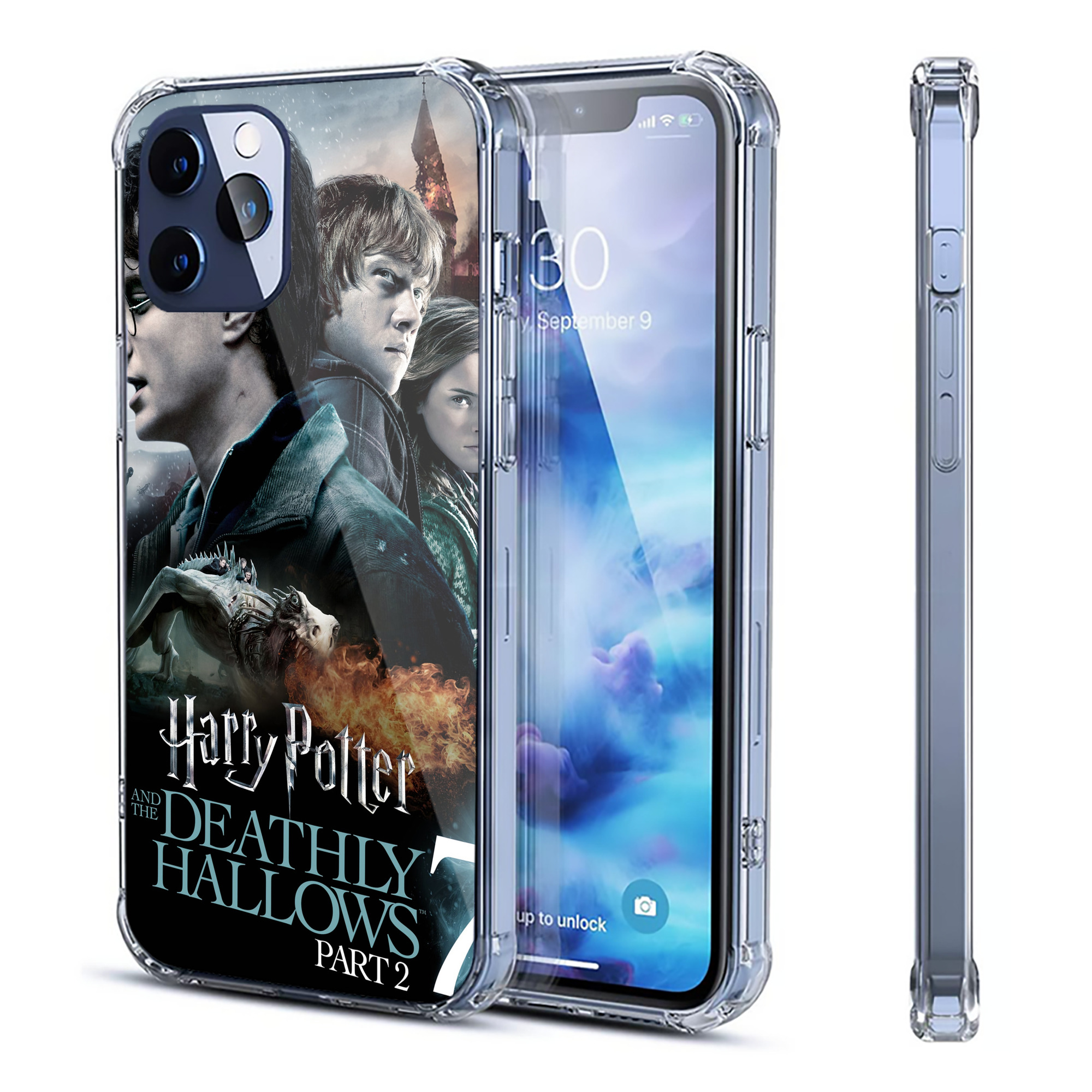 （画像用） Harry Potter ハリー・ポッターシリーズ 【iPhone 12シリーズ対応】透明スマホケース（クリアソフトケース）